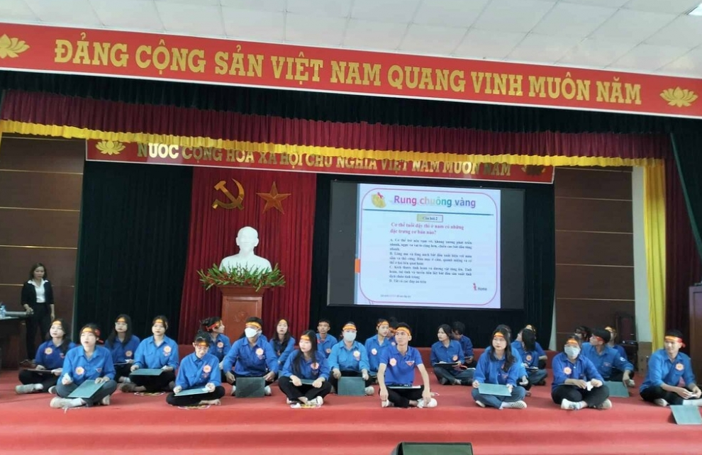 Thanh niên Đan Phượng thi tìm hiểu sức khỏe vị thành niên - ảnh 1