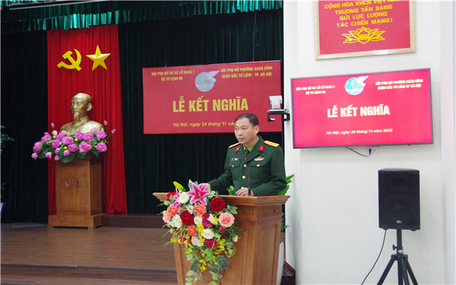 Hội LHPN phường Xuân Đỉnh kết nghĩa Hội Phụ nữ cơ sở Lữ đoàn 1 - ảnh 3