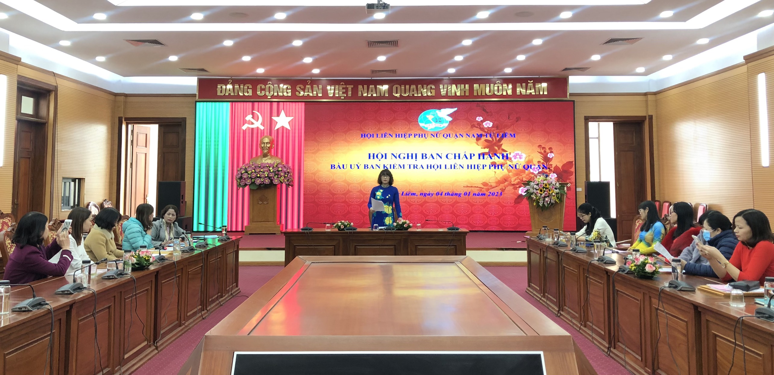 Hội LHPN Nam Từ Liêm ra mắt Ủy ban Kiểm tra khóa I - ảnh 1
