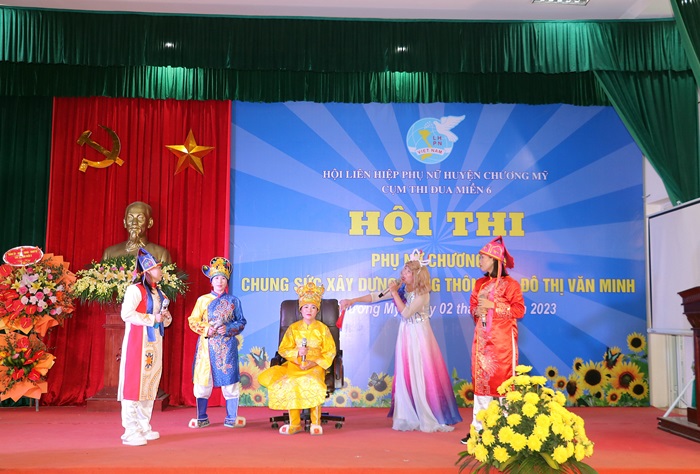 Phụ nữ Chương Mỹ chung sức xây dựng nông thôn mới, đô thị văn minh - ảnh 4