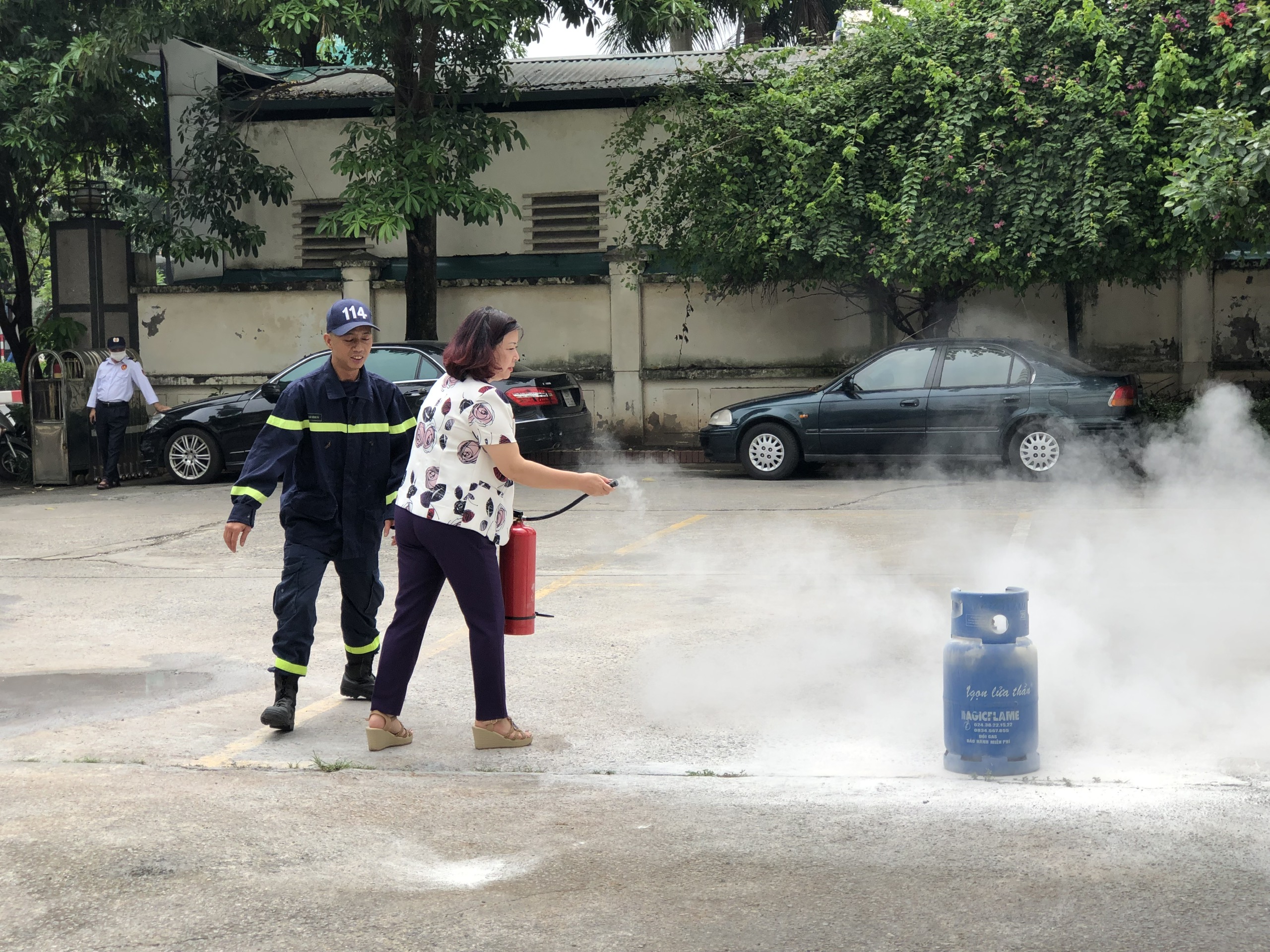 Tập huấn phòng cháy, chữa cháy cho phụ nữ và trẻ em - ảnh 8