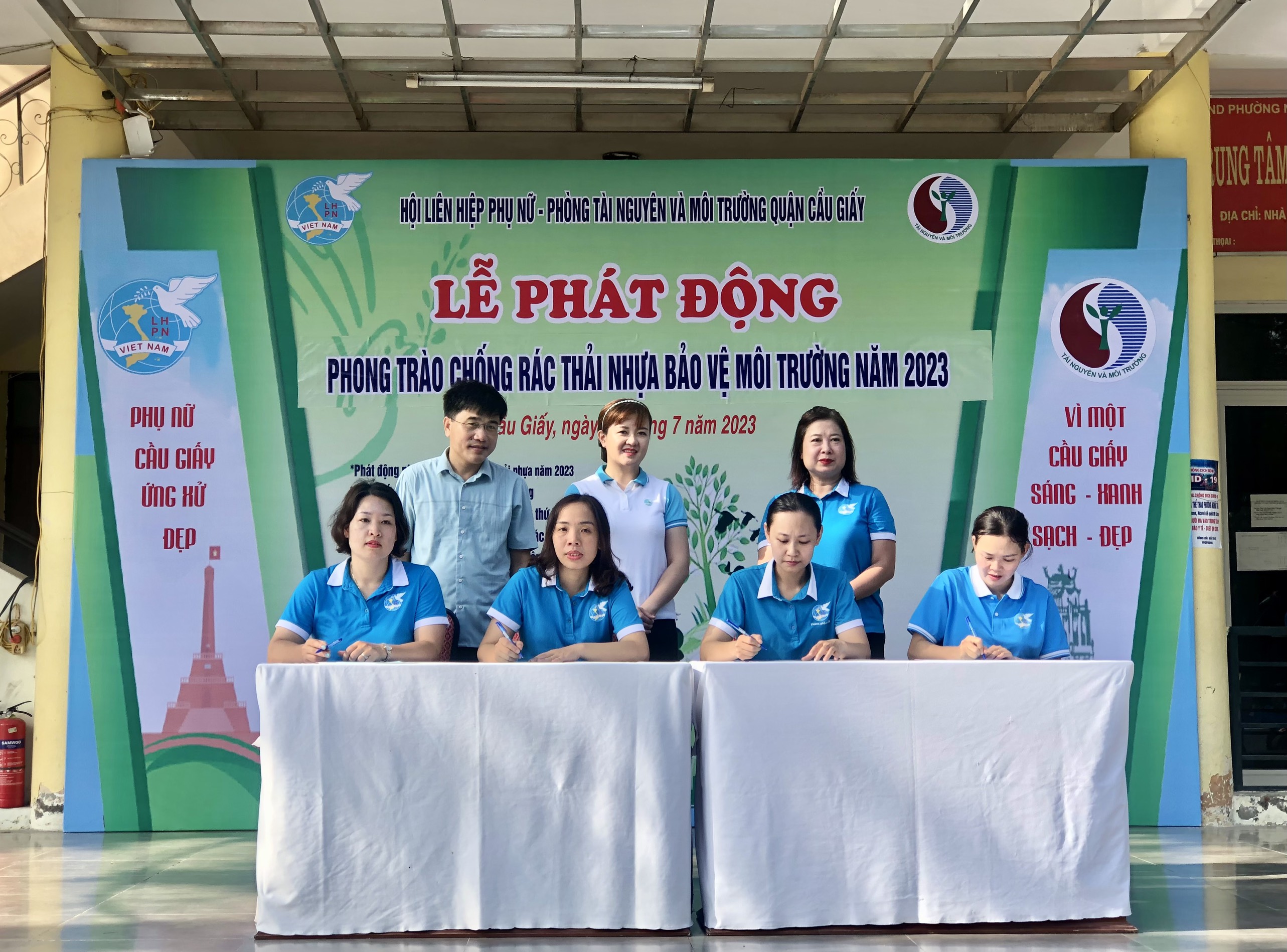 Phụ nữ Cầu Giấy chung tay bảo vệ môi trường - ảnh 2