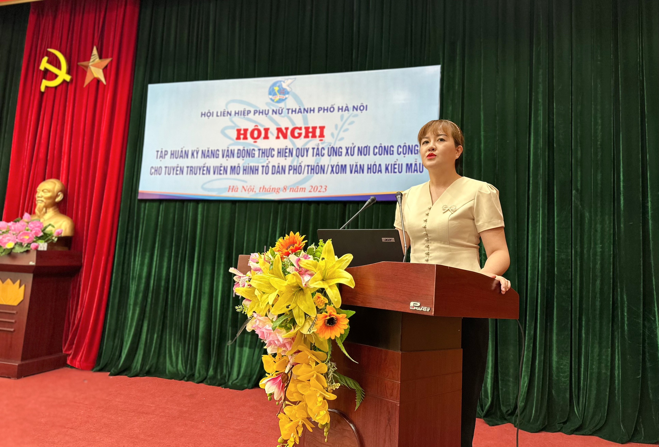 Tập huấn kỹ năng thực hiện Quy tắc ứng xử nơi công cộng và phòng ngừa mại dâm - ảnh 3