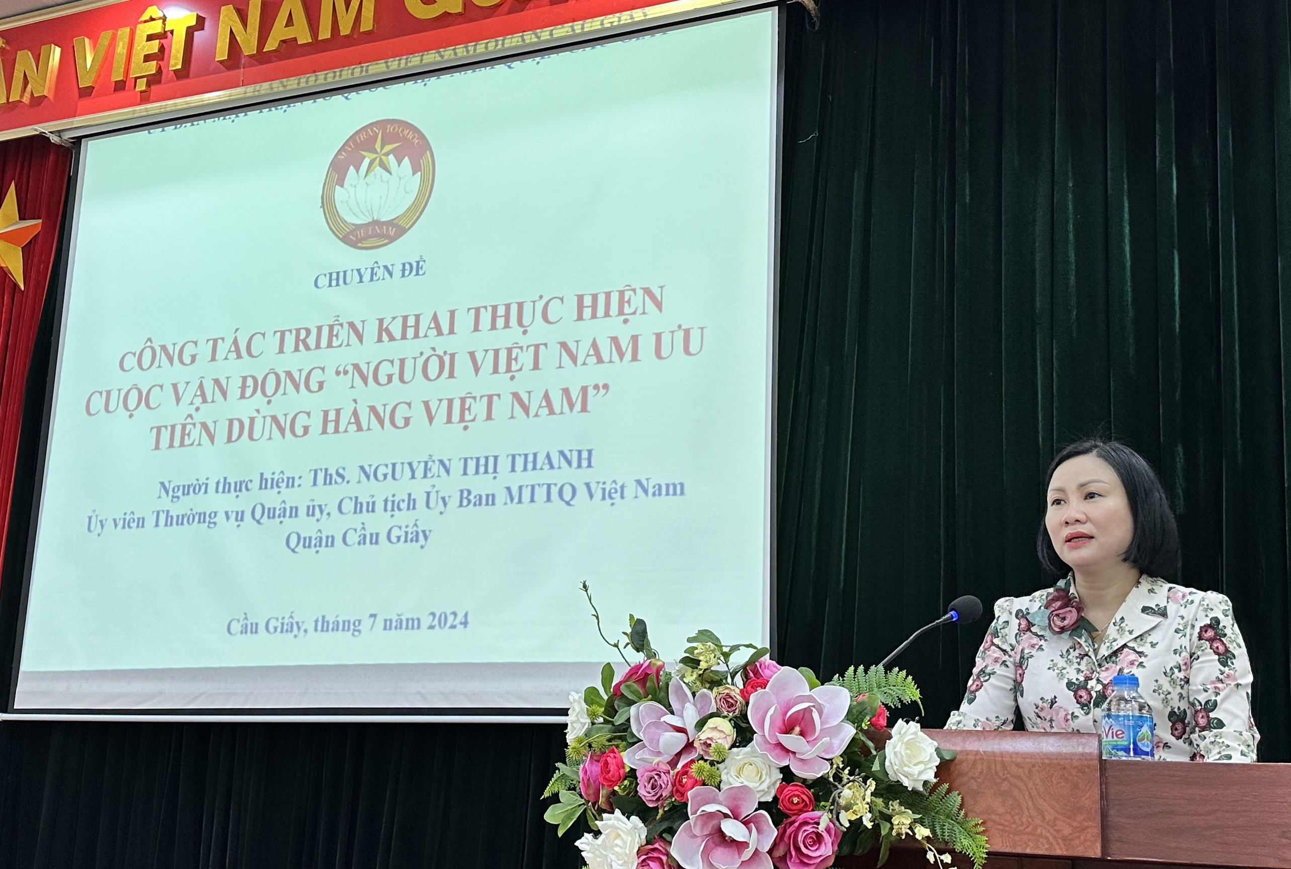Quận Cầu Giấy bồi dưỡng kiến thức cho cán bộ Hội Phụ nữ - ảnh 1