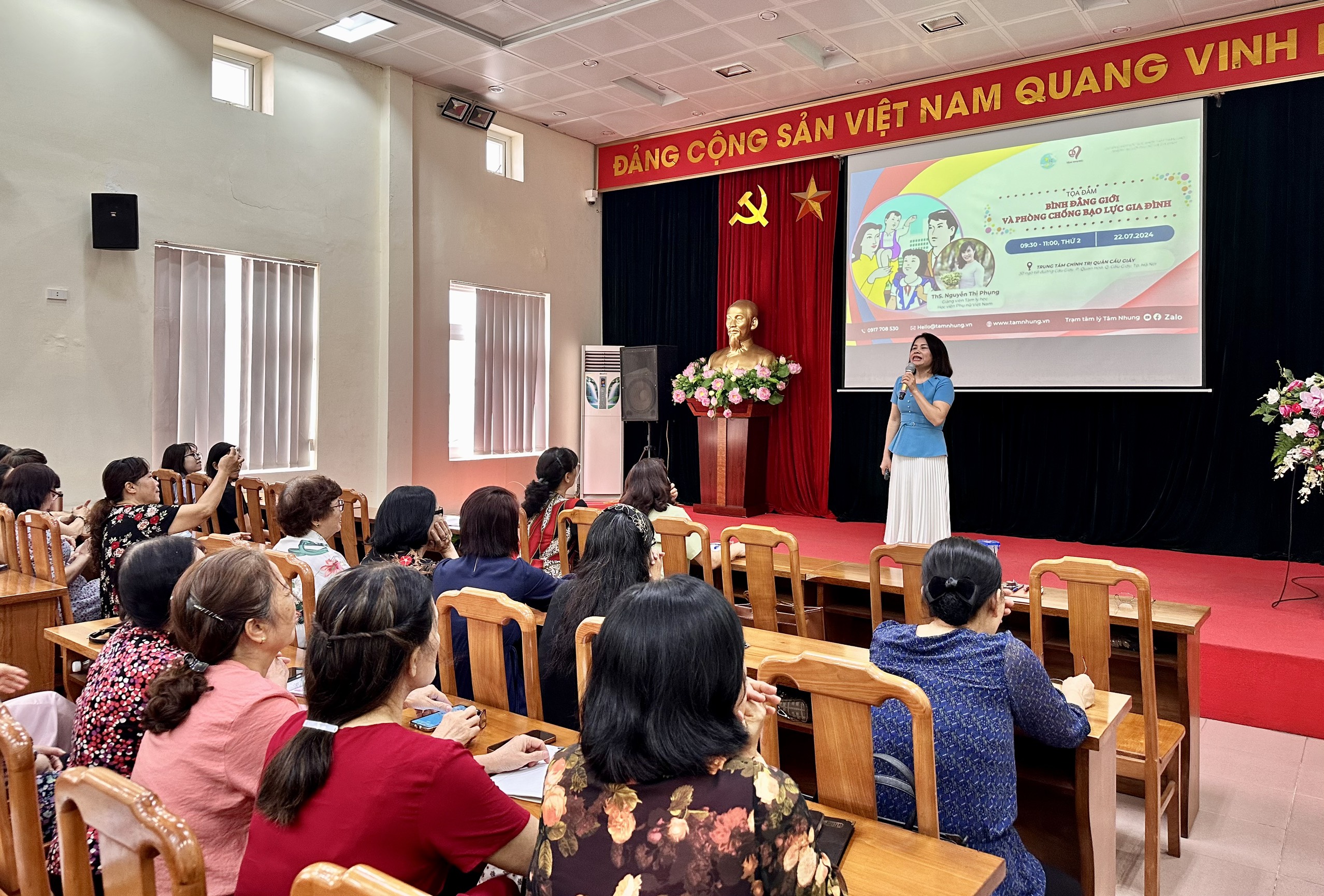 Quận Cầu Giấy bồi dưỡng kiến thức cho cán bộ Hội Phụ nữ - ảnh 3
