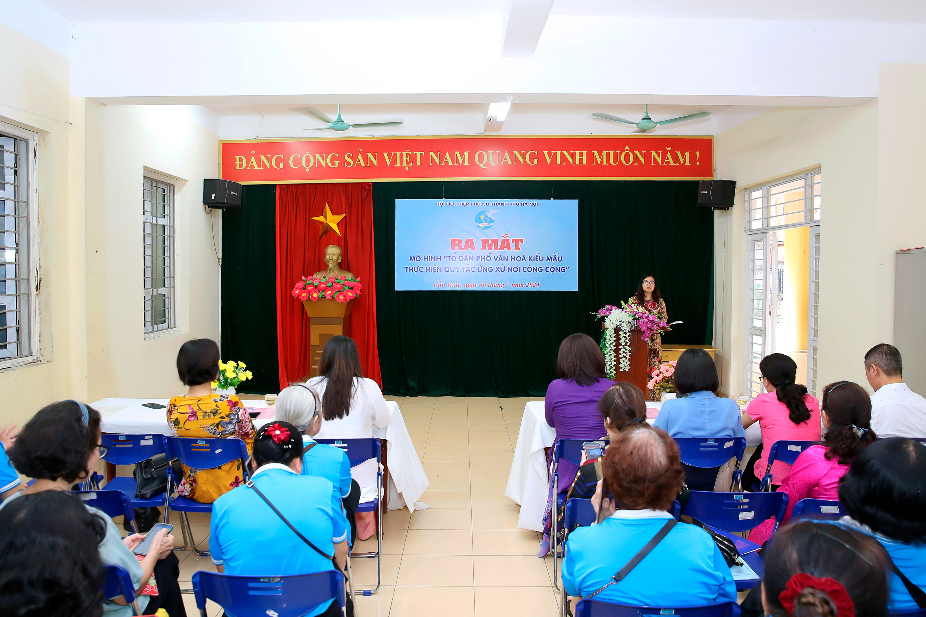 Xây dựng tổ dân phố văn hóa kiểu mẫu tại phường Trung Hòa - ảnh 2