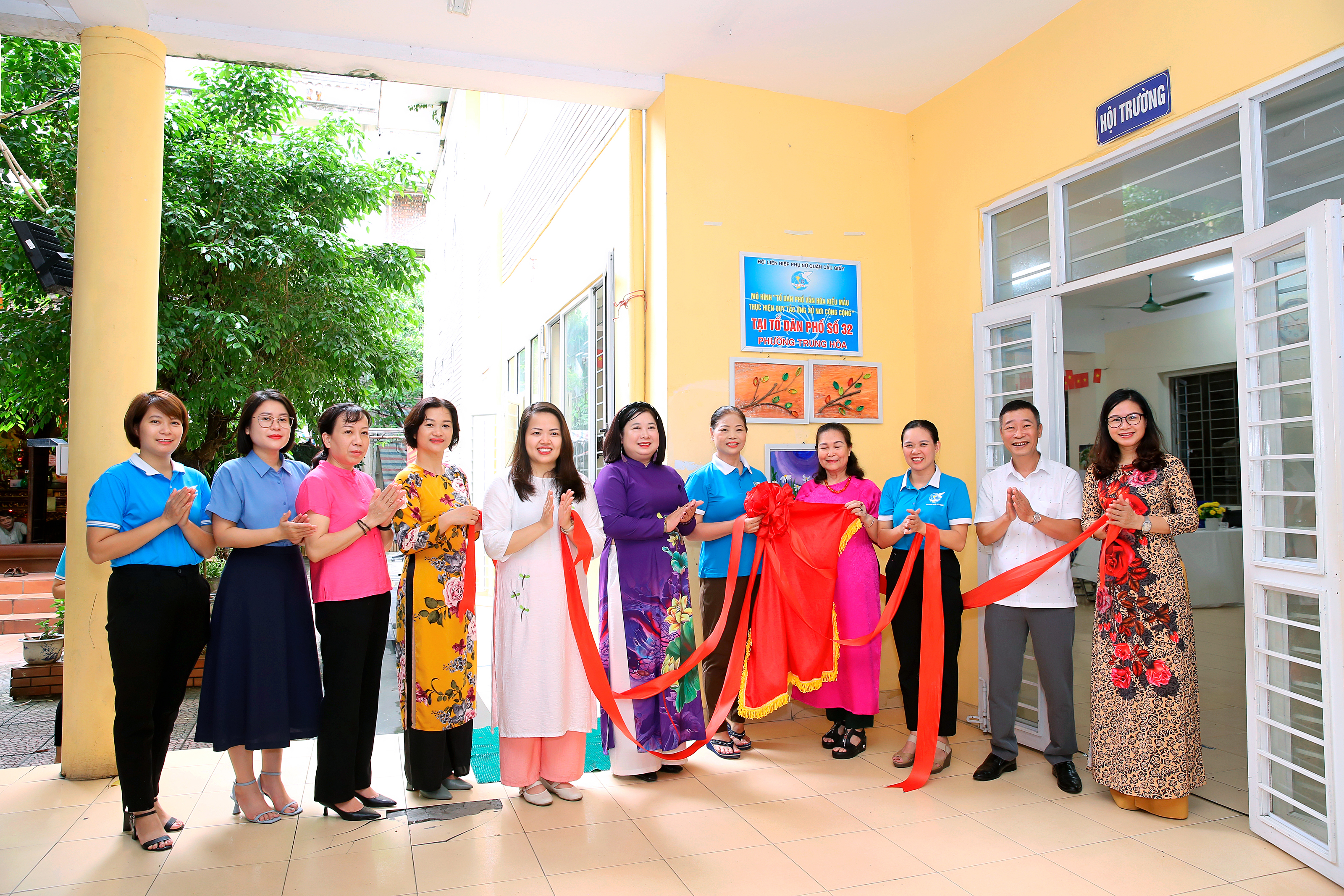 Xây dựng tổ dân phố văn hóa kiểu mẫu tại phường Trung Hòa - ảnh 4