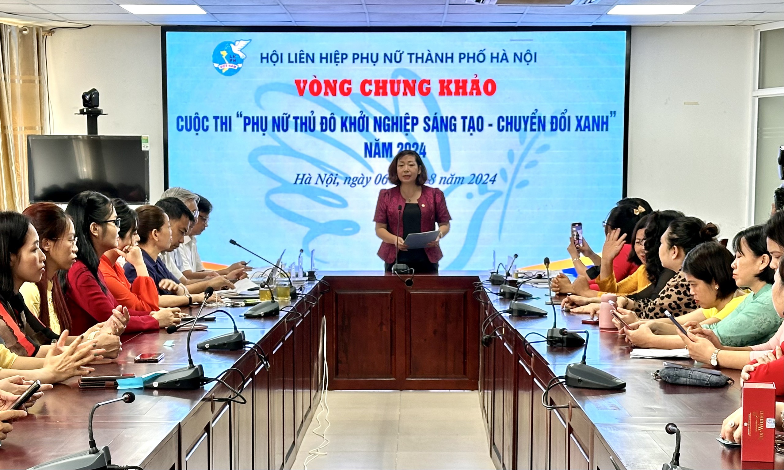 15 dự án của phụ nữ Thủ đô tranh tài sáng tạo - chuyển đổi xanh - ảnh 1