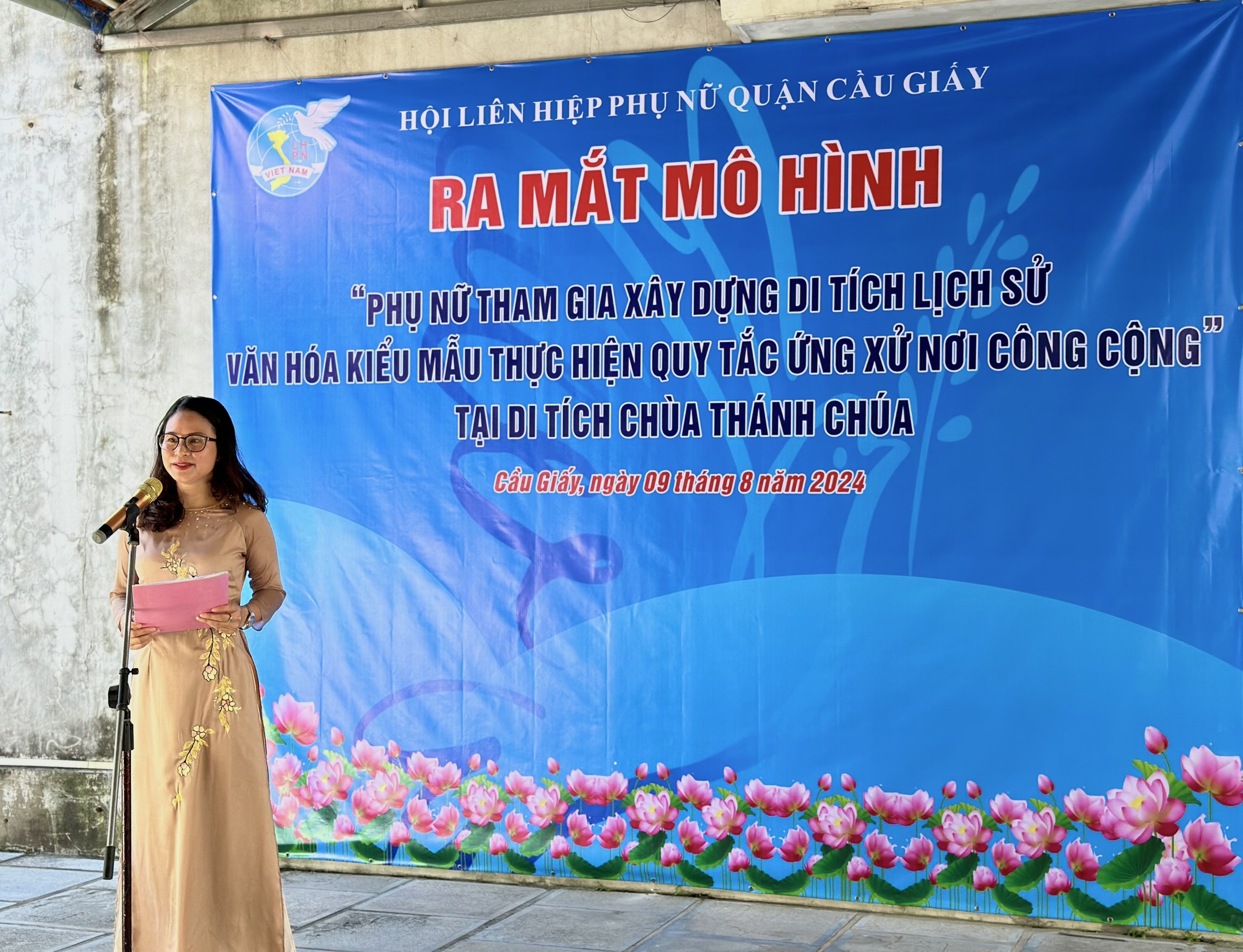 Quận Cầu Giấy: Ra mắt mô hình “Di tích lịch sử kiểu mẫu” tại chùa Thánh Chúa - ảnh 2