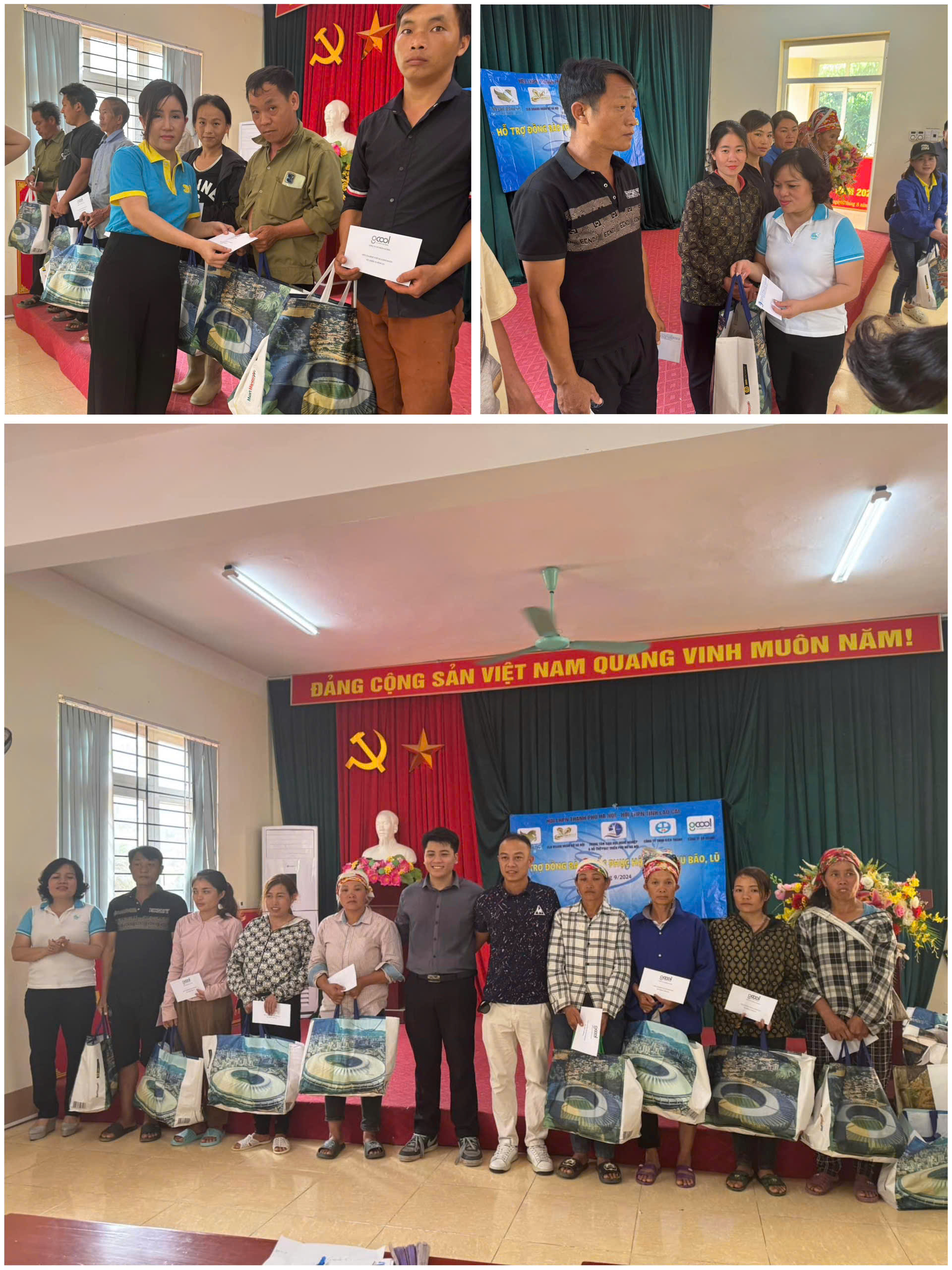 Phụ nữ Hà Nội chung tay khắc phục bão lũ cùng người dân Lào Cai - ảnh 1