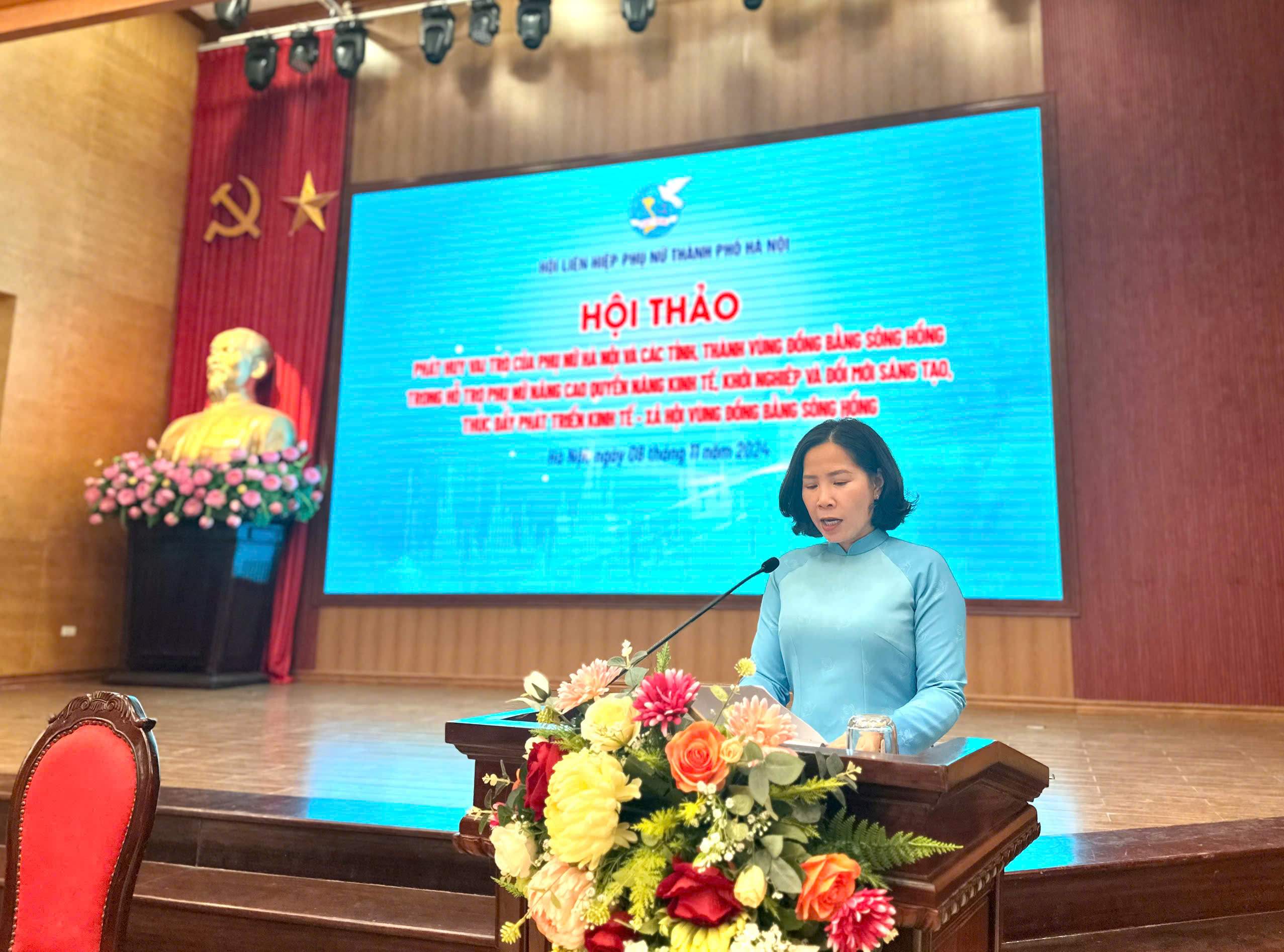 Bàn giải pháp giúp phụ nữ vùng đồng bằng sông Hồng kết nối, phát triển kinh tế - ảnh 3