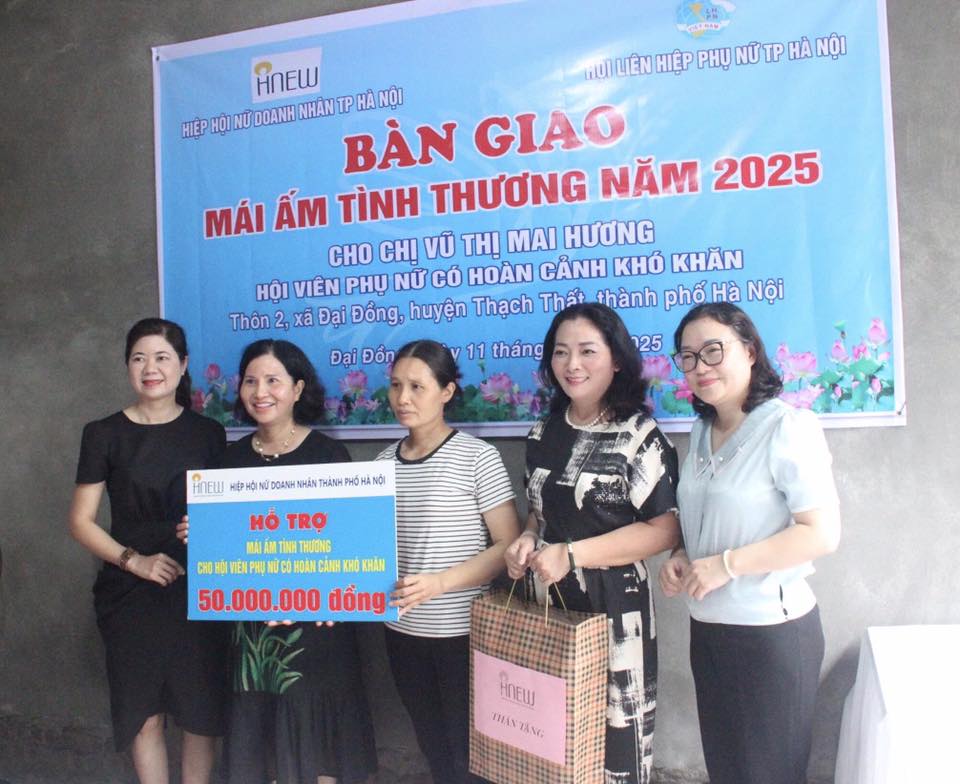 Thêm một mái ấm đến với hội viên phụ nữ khó khăn huyện Thạch Thất - ảnh 2