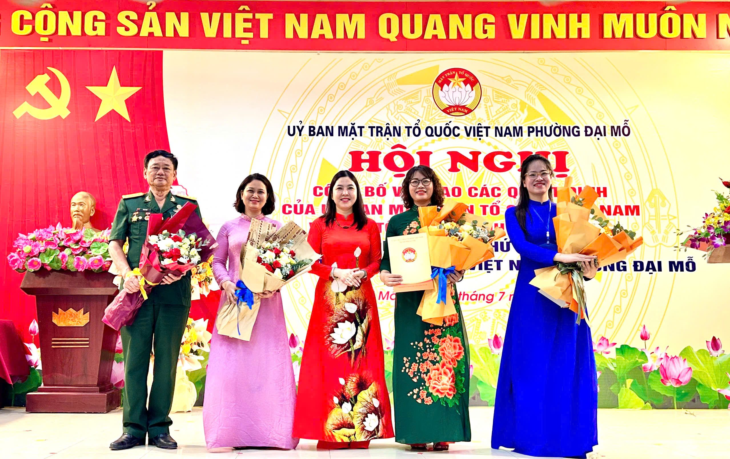 Đồng chí Lê Thị Bích Hà làm Chủ tịch Uỷ ban Mặt trận Tổ quốc Việt Nam phường Đại Mỗ - ảnh 2