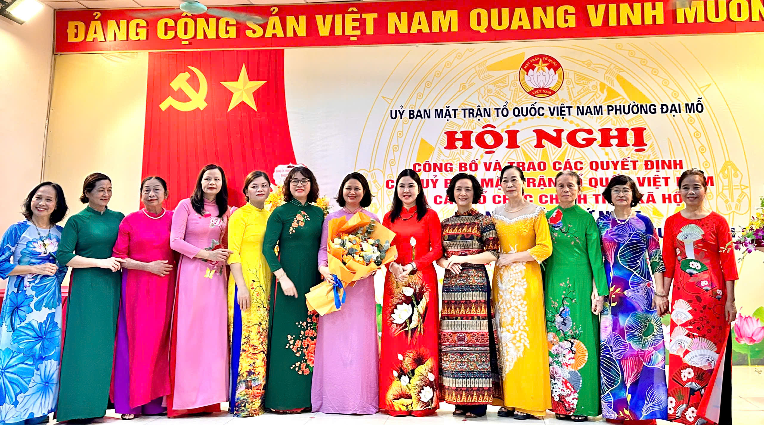 Đồng chí Lê Thị Bích Hà làm Chủ tịch Uỷ ban Mặt trận Tổ quốc Việt Nam phường Đại Mỗ - ảnh 3