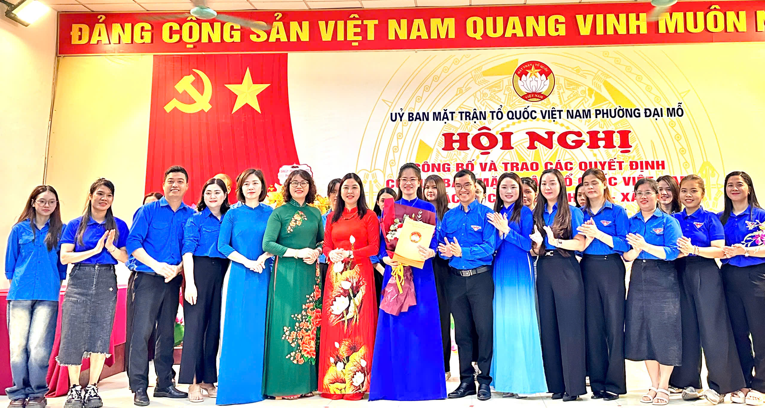 Đồng chí Lê Thị Bích Hà làm Chủ tịch Uỷ ban Mặt trận Tổ quốc Việt Nam phường Đại Mỗ - ảnh 5