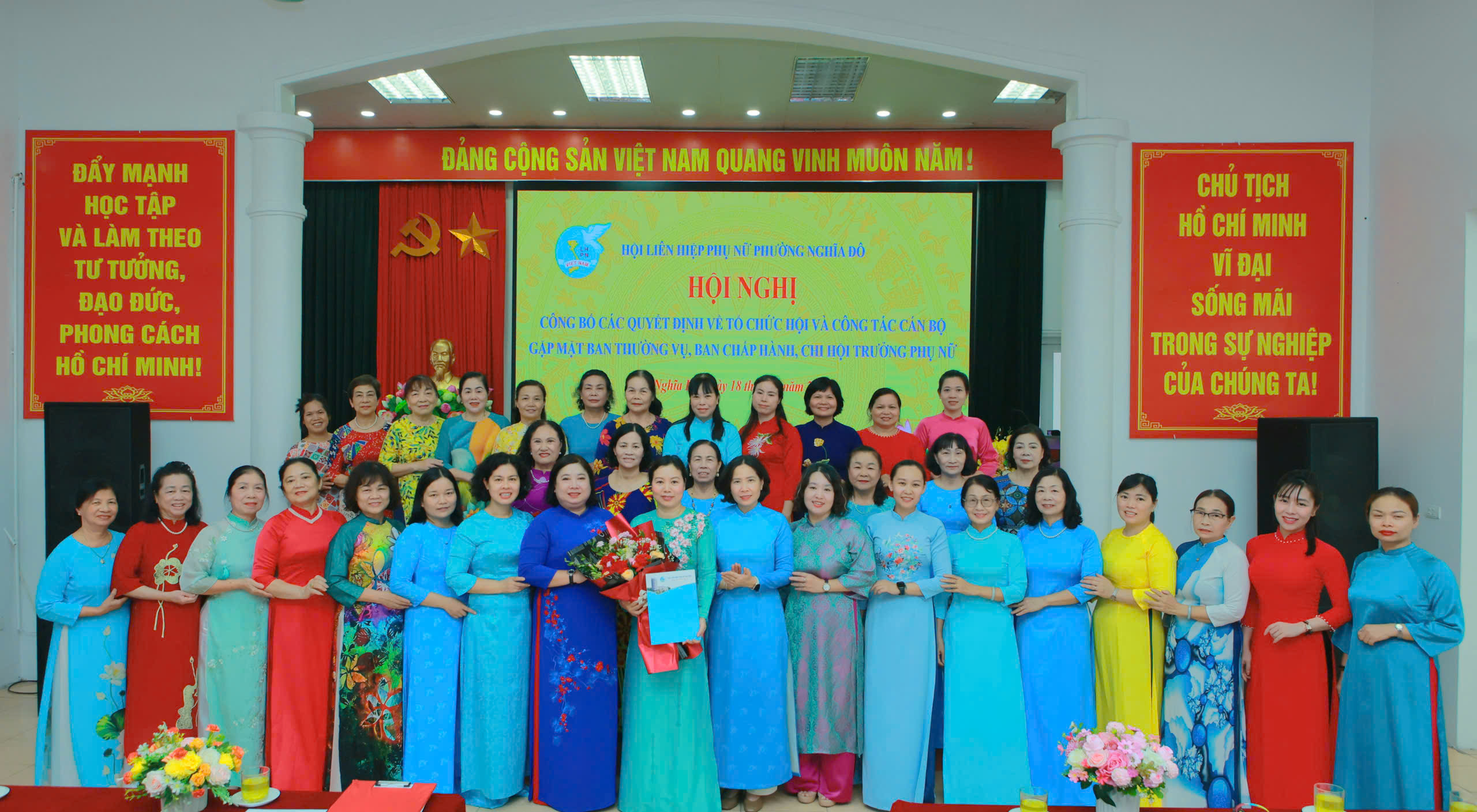 Đồng chí Nguyễn Thị Thu Nga làm Chủ tịch Hội LHPN phường Nghĩa Đô - ảnh 2