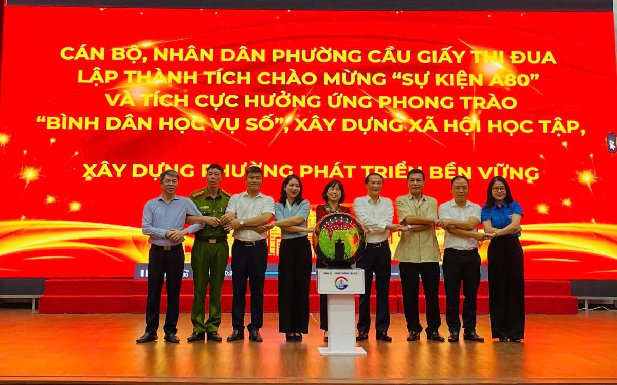 Phường Cầu Giấy phát động phong trào “Bình dân học vụ số“ - ảnh 1