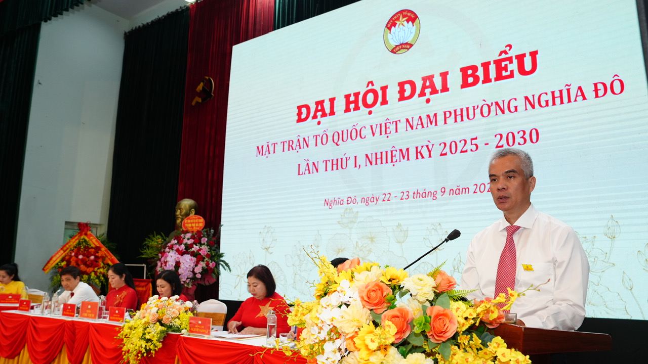 Bà Nguyễn Kim Lê là Chủ tịch Ủy ban MTTQ Việt Nam phường Nghĩa Đô - ảnh 3