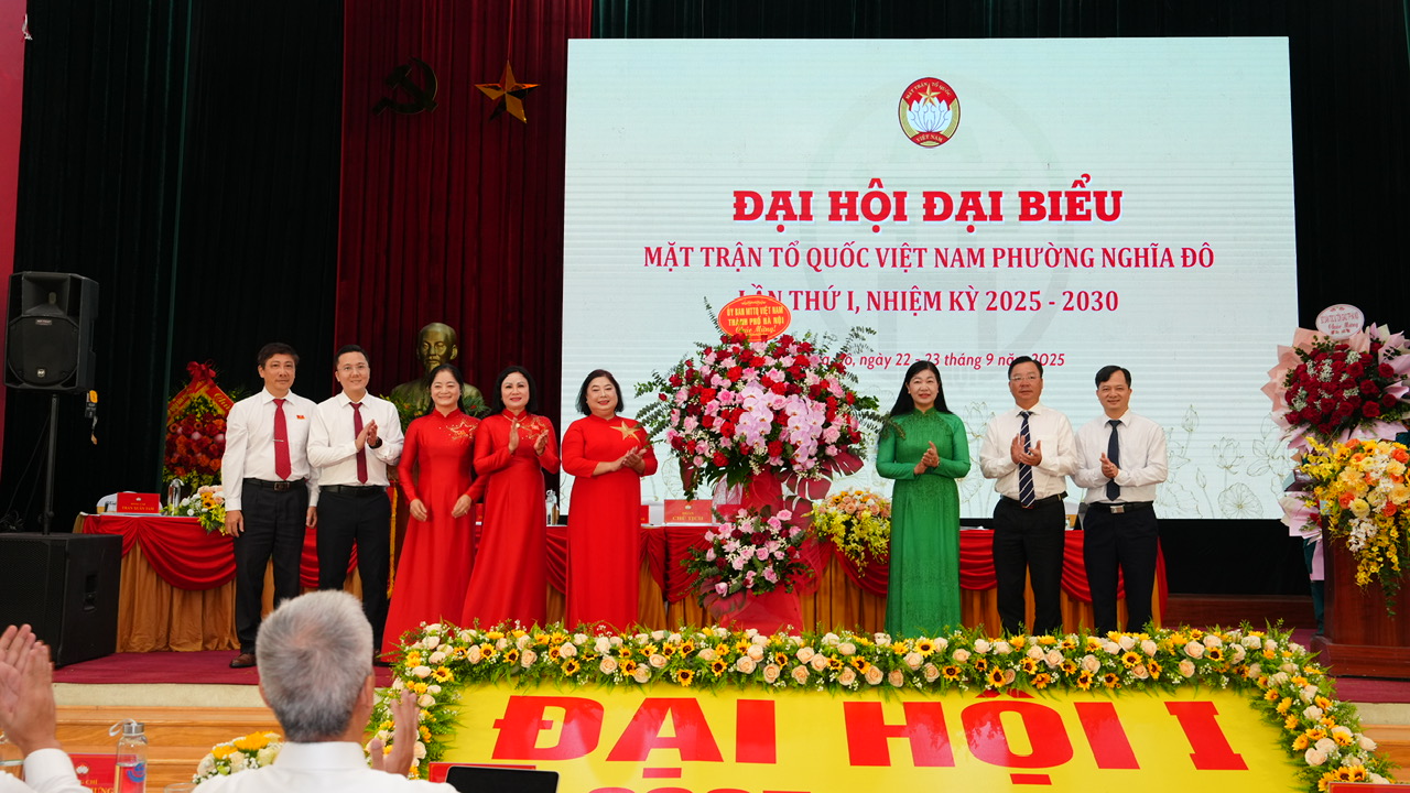 Bà Nguyễn Kim Lê là Chủ tịch Ủy ban MTTQ Việt Nam phường Nghĩa Đô - ảnh 1