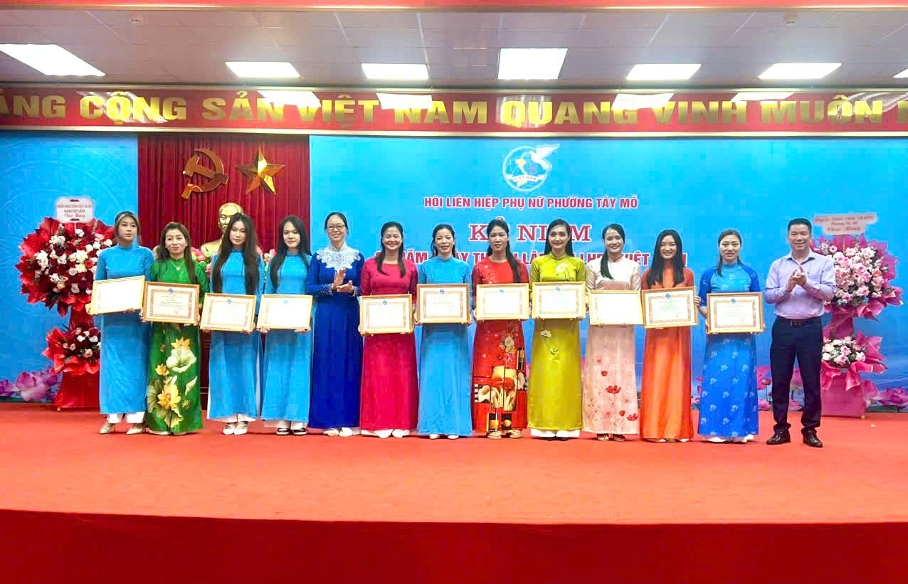 Hội LHPN phường Tây Mỗ kỷ niệm 95 năm ngày thành lập Hội LHPN Việt Nam - ảnh 5