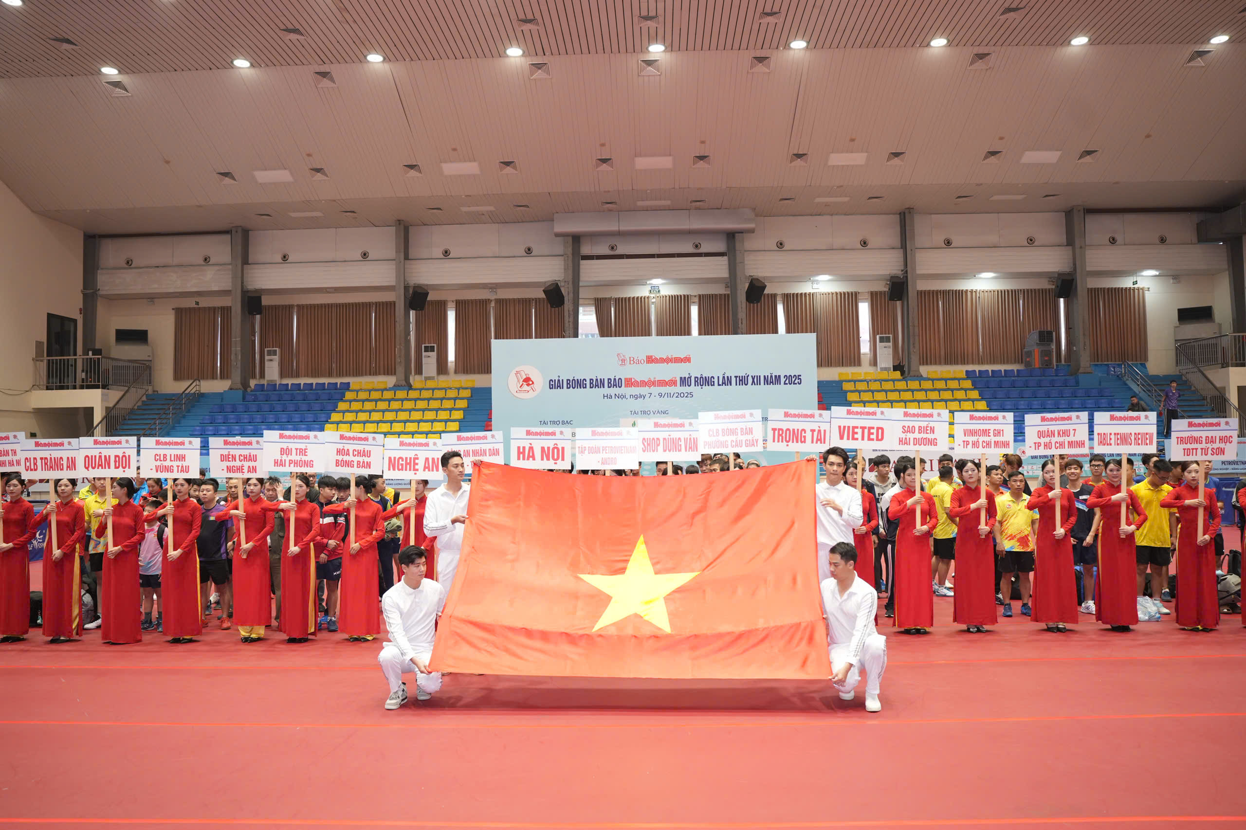 Báo Hànộimới khai mạc Giải bóng bàn các câu lạc bộ Hà Nội mở rộng - ảnh 1