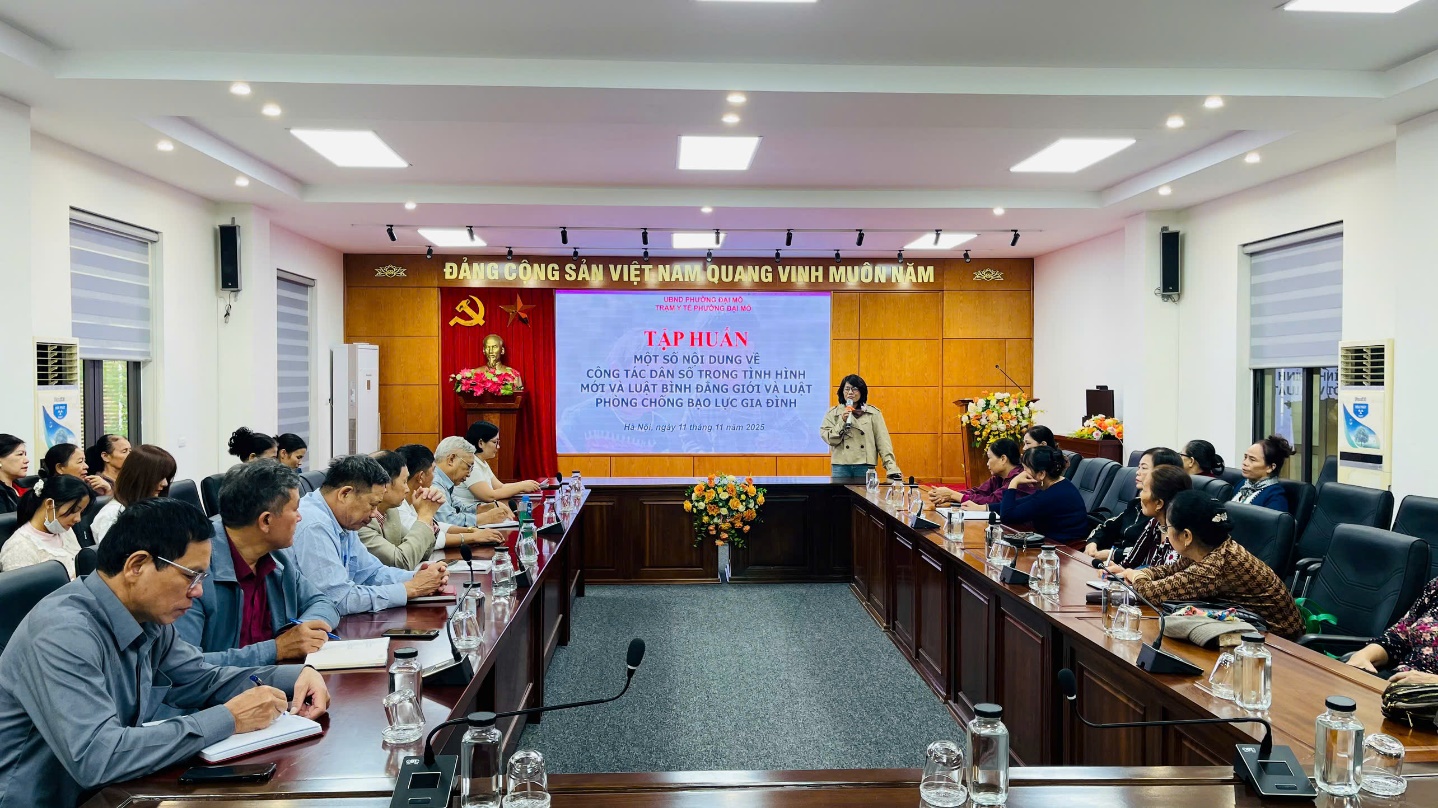 Phường Đại Mỗ truyền thông kiểm soát tình trạng mất cân bằng giới tính khi sinh - ảnh 1