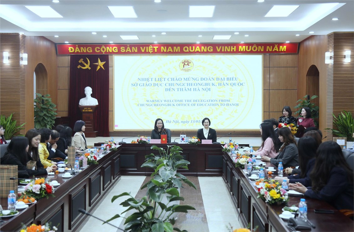 Đoàn học sinh Hàn Quốc học tập, giao lưu tại Hà Nội - ảnh 1