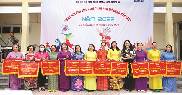 Lan tỏa nét đẹp Phụ nữ Thủ đô chào mừng SEA Games 31 - ảnh 2