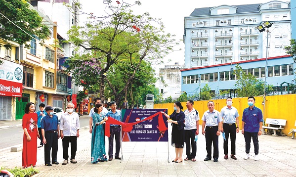 Phụ nữ Thủ đô thực hiện tốt nếp sống, lối sống văn hóa chào mừng SEA Games 31 - ảnh 3