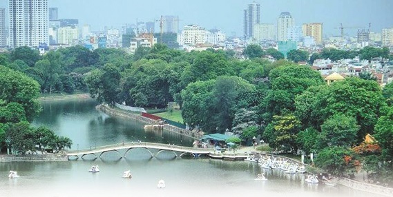 Nét đẹp hồ Hà Nội - điểm hẹn của du khách - ảnh 1