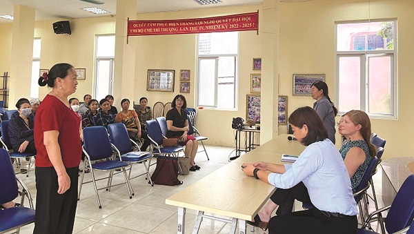 Hội Phụ nữ Hà Nội tích cực xây dựng nếp sống văn minh - ảnh 3
