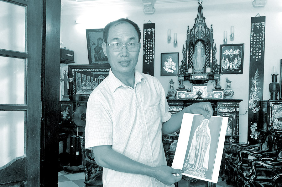 Người bền bỉ giữ nghề khảm trai - ảnh 1