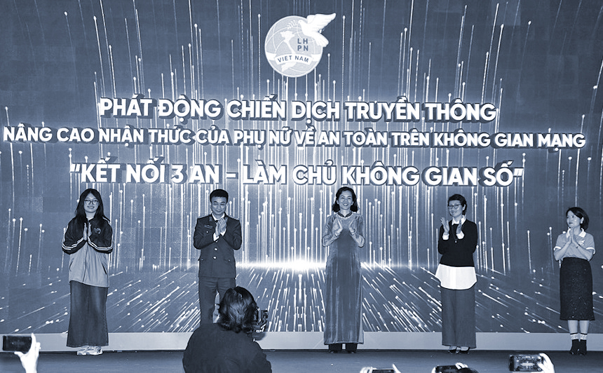 Cam kết bảo vệ phụ nữ và trẻ em trên không gian số - ảnh 1