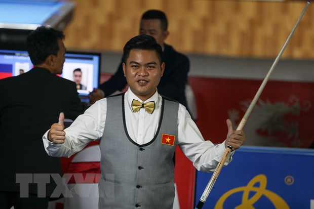 nội dung carom: Cơ thủ Nguyễn Trần Thanh Tự vượt qua huyền thoại thế giới giành Huy chương vàng - ảnh 1