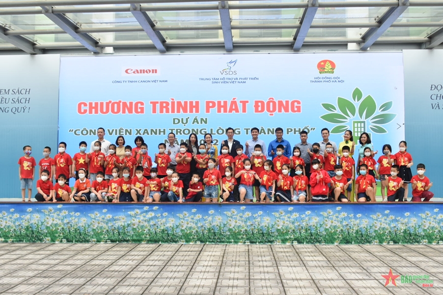 Khởi động dự án “Công viên xanh trong lòng thành phố” năm 2022 - ảnh 1