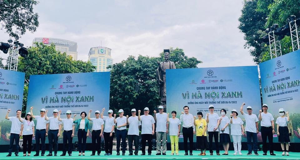Chung tay hành động vì Hà Nội xanh - ảnh 1