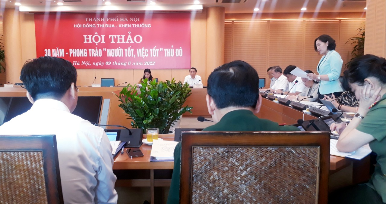 Hà Nội tổ chức Hội thảo 30 năm triển khai phong trào “Người tốt, việc tốt” - ảnh 2