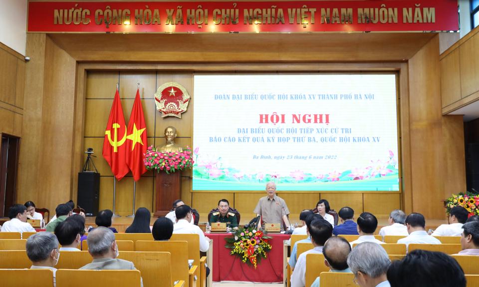 Cử tri Hà Nội lên án mạnh mẽ hành vi trục lợi trong công tác phòng, chống dịch - ảnh 1
