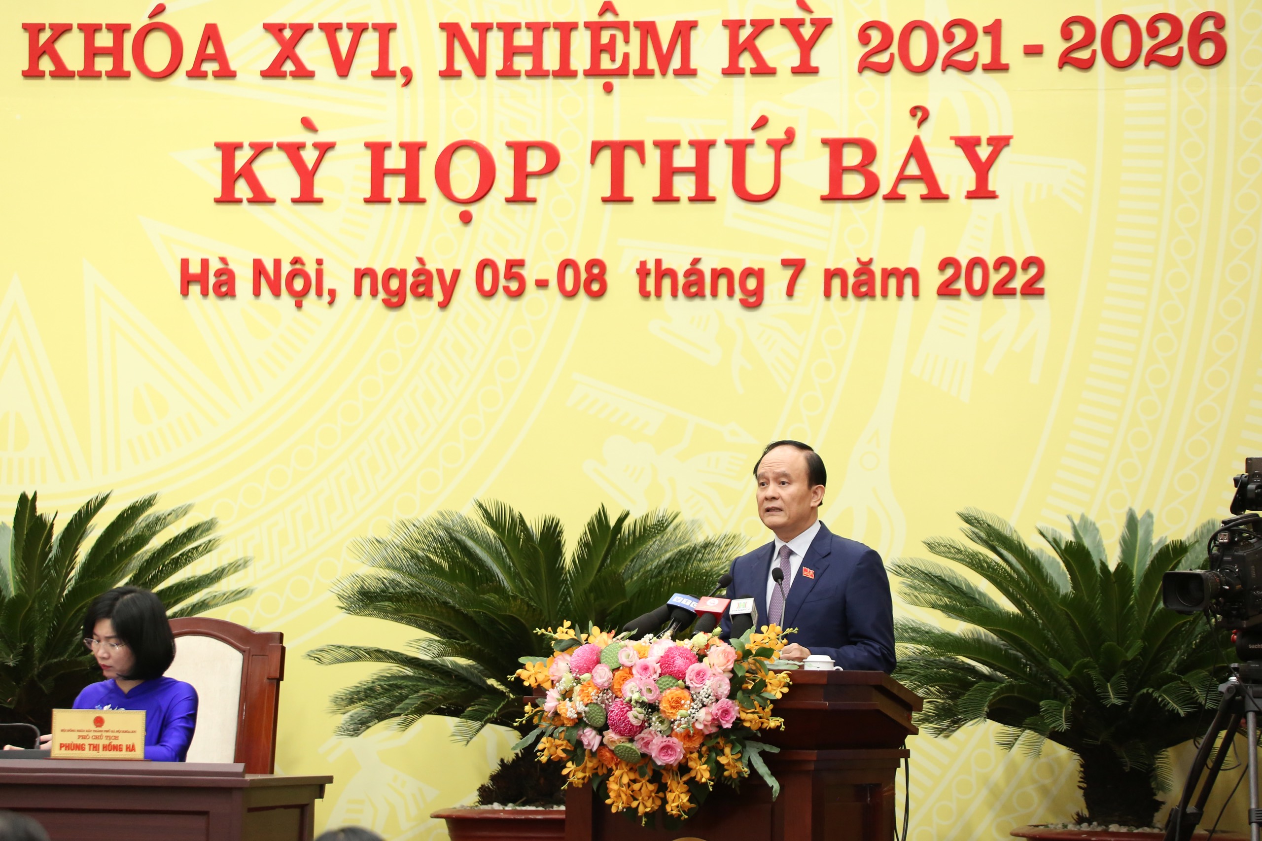 Kỳ họp thứ 7, HĐND Thành phố nhiệm kỳ 2021-2026: Hoàn thành phiên chất vấn - ảnh 1