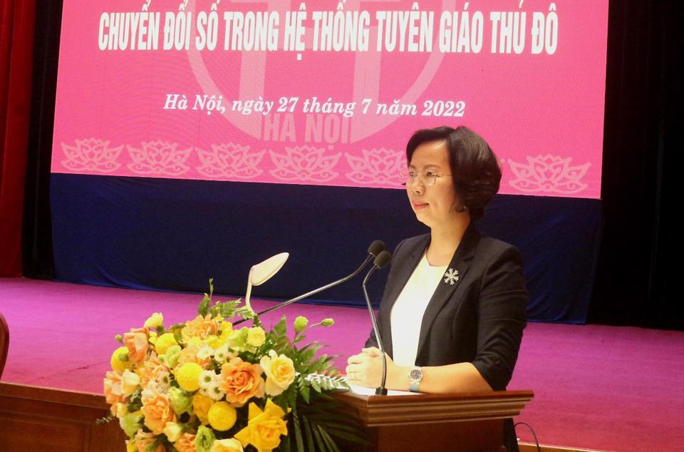 Ngành Tuyên giáo Thủ đô cần đi đầu trong chuyển đổi số - ảnh 3