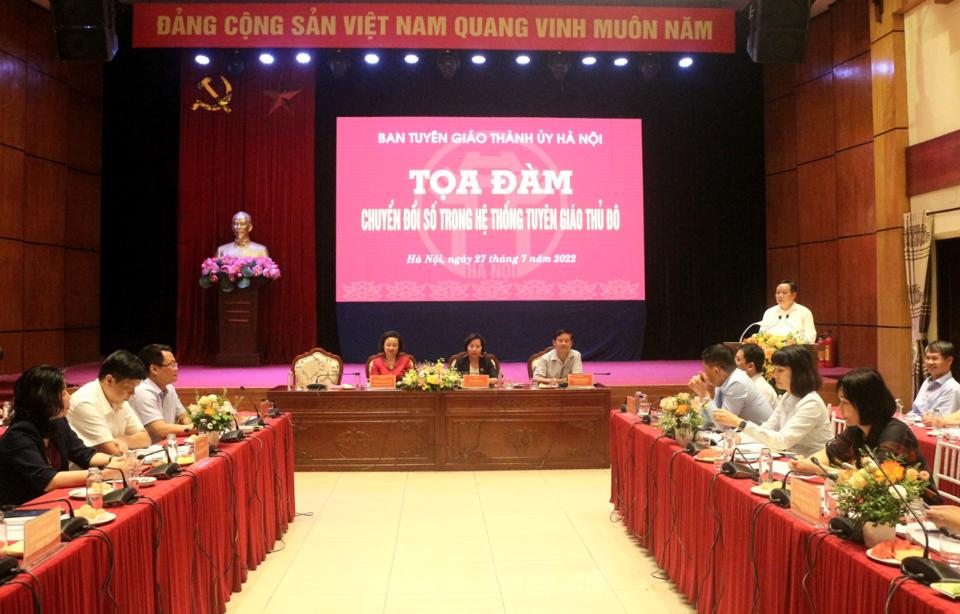 Ngành Tuyên giáo Thủ đô cần đi đầu trong chuyển đổi số - ảnh 1