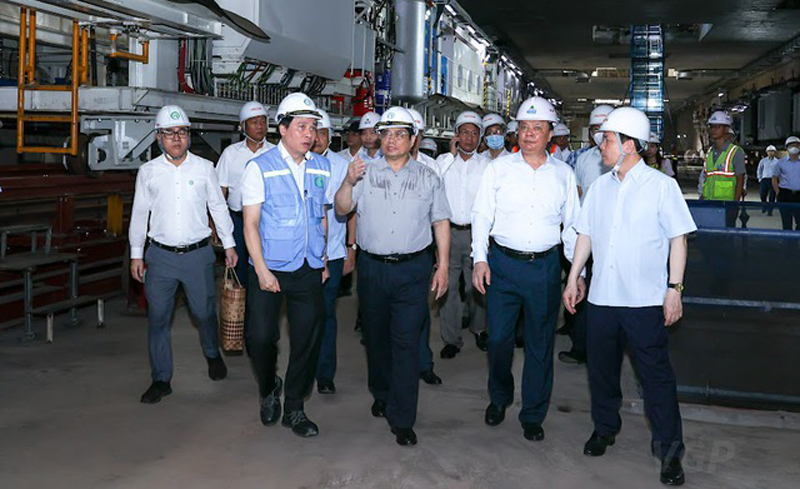 Thủ tướng Phạm Minh Chính yêu cầu đẩy nhanh tiến độ xây dựng tuyến đường sắt đoạn Nhổn - ga Hà Nội - ảnh 2