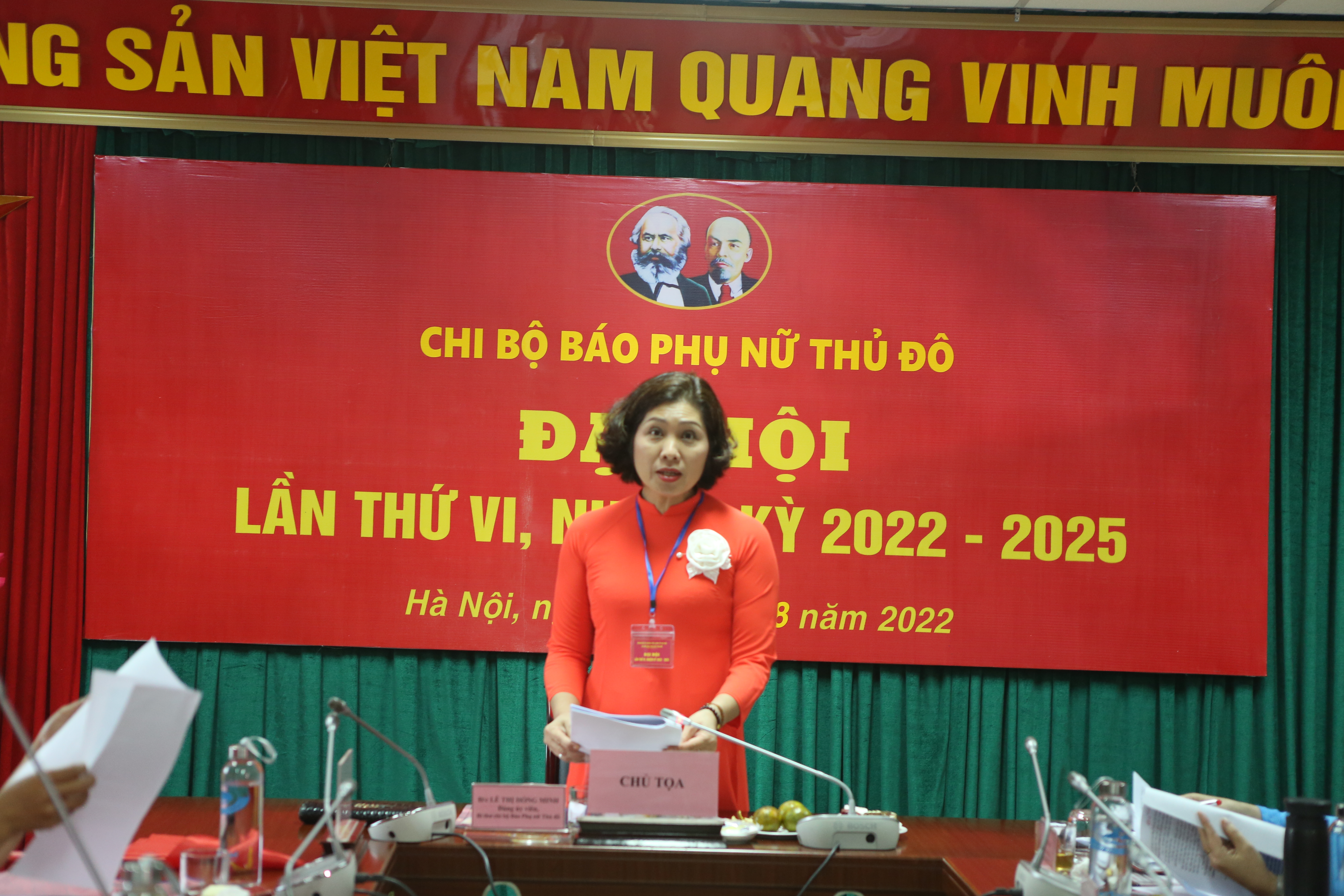 Chi bộ Báo Phụ nữ Thủ Đô tổ chức thành công Đại hội nhiệm kỳ 2022-2025 - ảnh 1