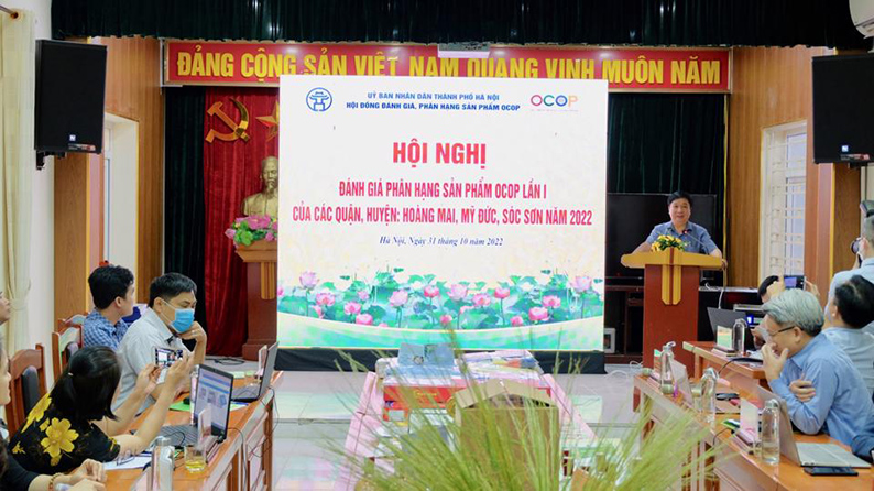 Hà Nội đánh giá, phân hạng sản phẩm OCOP đợt 2 năm 2022 - ảnh 1