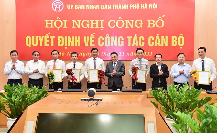 Hà Nội công bố các quyết định về công tác cán bộ - ảnh 1