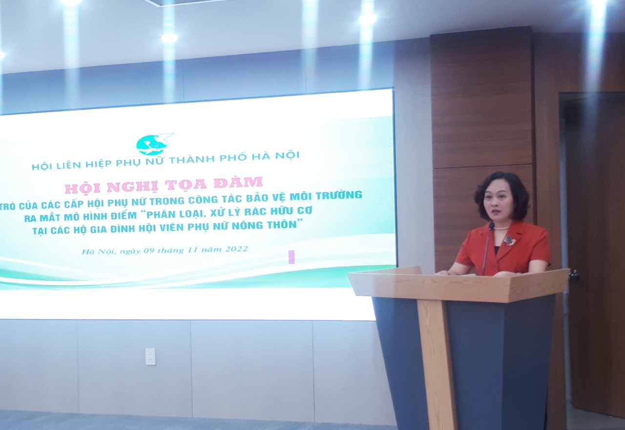 Nhiều mô hình hay về phân loại, xử lý rác hữu cơ tại các hộ gia đình hội viên phụ nữ nông thôn - ảnh 2