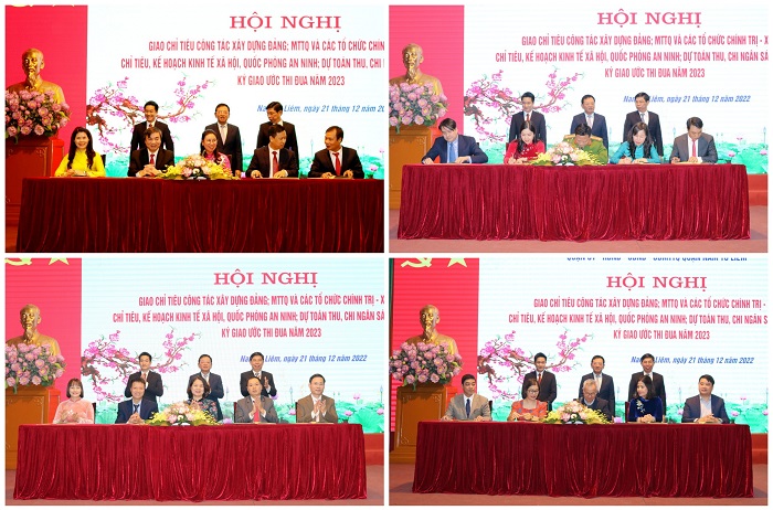 Quận Nam Từ Liêm quyết tâm cao nhất hoàn thành các chỉ tiêu, mục tiêu năm 2023 - ảnh 4