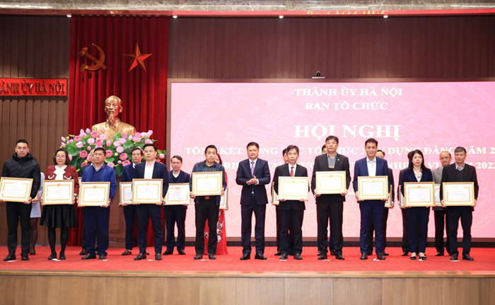 Những kết quả nổi bật của ngành Tổ chức xây dựng Đảng Thành ủy Hà Nội - ảnh 1