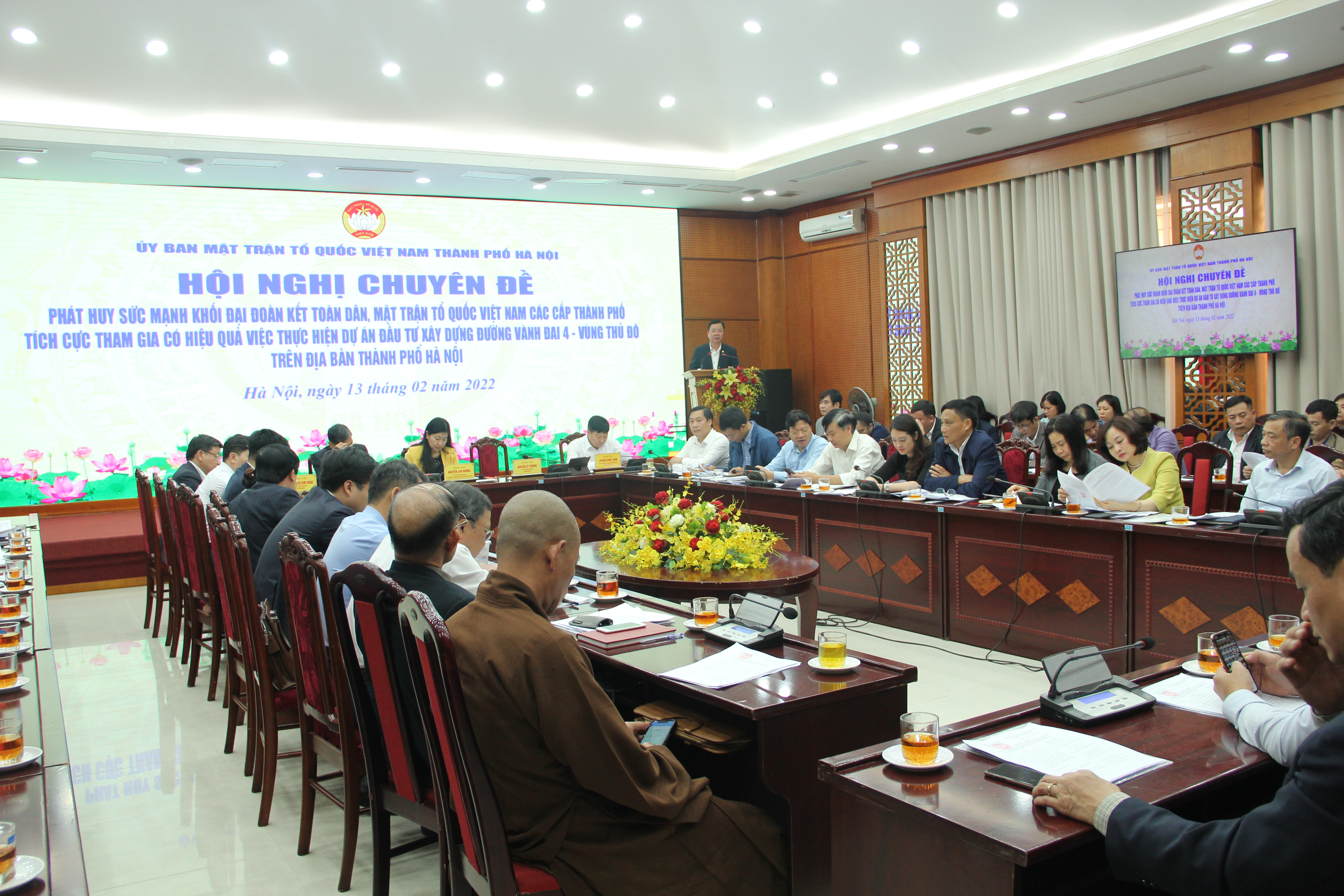 Mặt trận tổ quốc Việt Nam các cấp thành phố tham gia thực hiện hiệu quả dự án đầu tư xây dựng đường vành đai 4 - ảnh 1