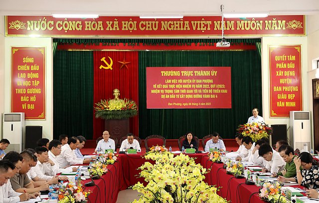  Huyện Đan Phượng còn 9 chỉ tiêu chưa đạt điều kiện lên quận - ảnh 2